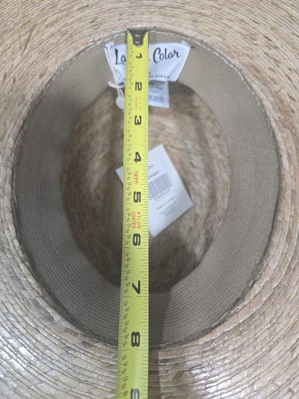 Lack Of Color Natural Palma Straw Fedora Hat Size S-M | NEW - Picture 11 of 16